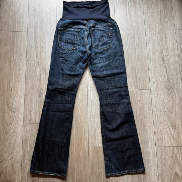 Citizens Of Humanity Dark Blue Straight Leg Jeans - Picture 2 of 14